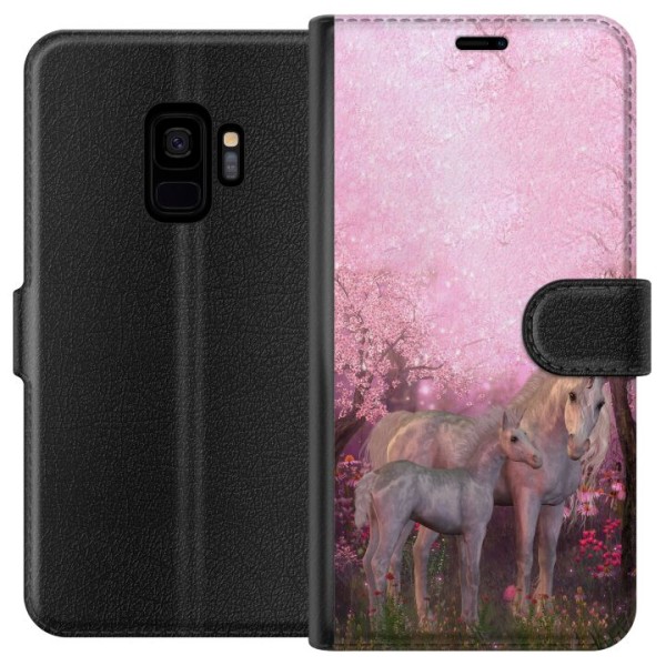 Samsung Galaxy S9 Lommeboketui Unicorn