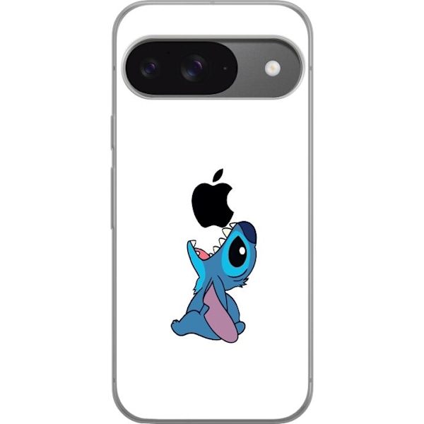 Google Pixel 9 Läpinäkyvä kuori Stitch Apple