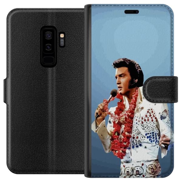 Kompatibel Tegnebogsetui til Samsung Galaxy S9+ Elvis Presley