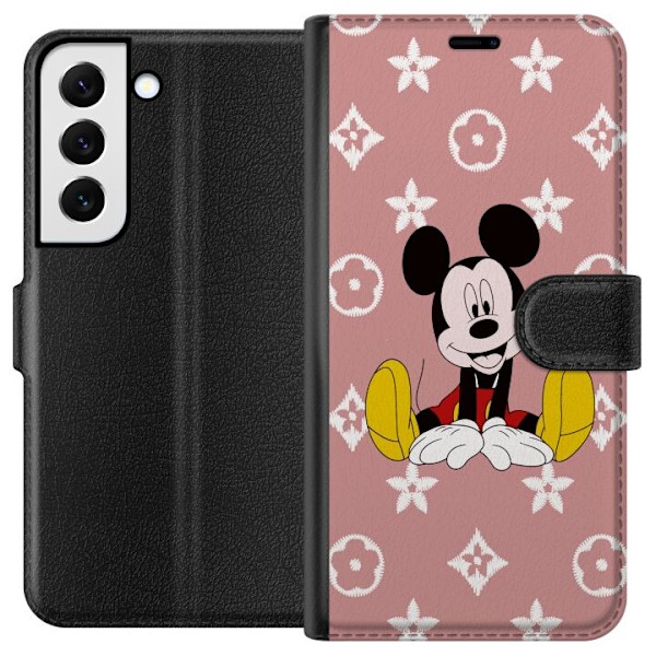 Samsung Galaxy S22+ 5G Tegnebogsetui Mickey Mouse