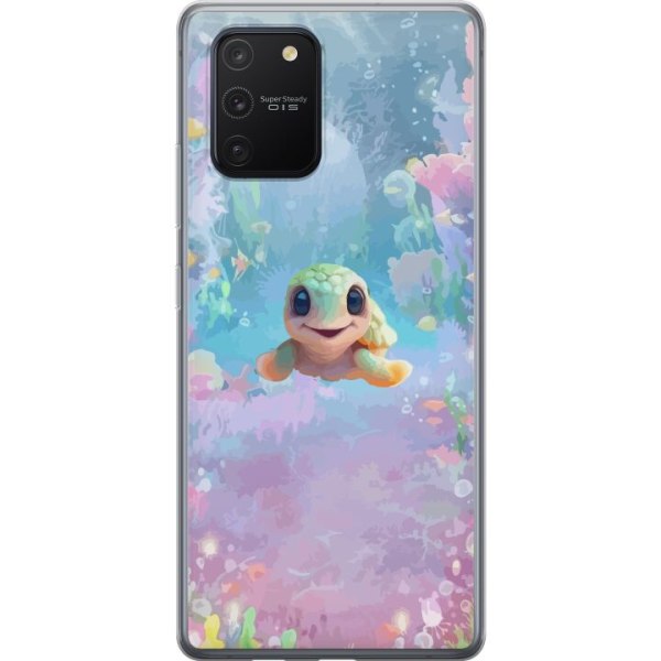 Samsung Galaxy S10 Lite Gennemsigtig cover skildpadde