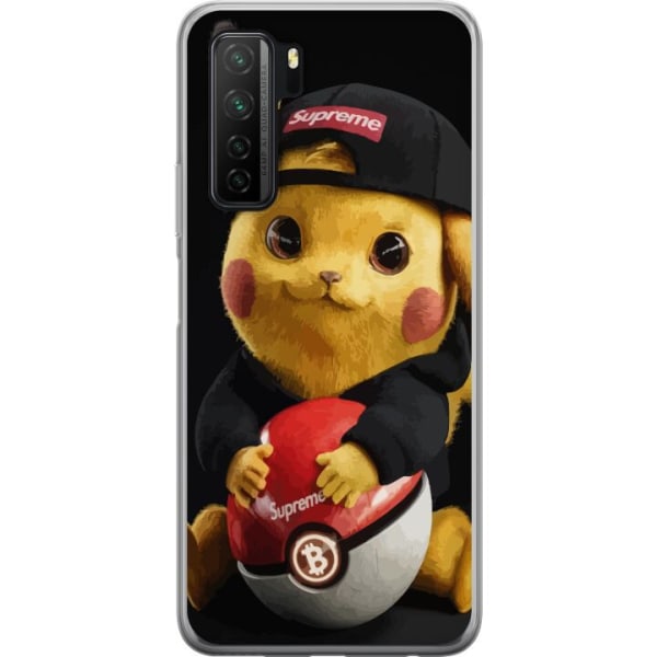 Huawei P40 lite 5G Läpinäkyvä kuori Pikachu Supreme
