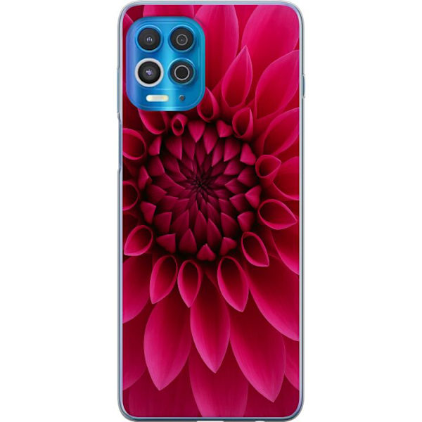 Motorola Edge S Läpinäkyvä kuori Rosecore