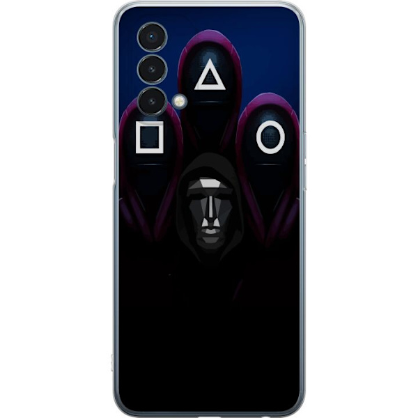 OnePlus Nord N200 5G Läpinäkyvä kuori Squid Game Kausi 3 Uudet Ikoni Suosittu Sarja TV Motiivi Aasialainen Draama Trendikäs Graafinen Suunnittelu