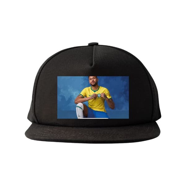 Snapback-lippalakki musta one size