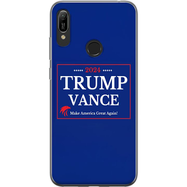 Huawei Y6 (2019) Gennemsigtig cover Trump | Vance 2024