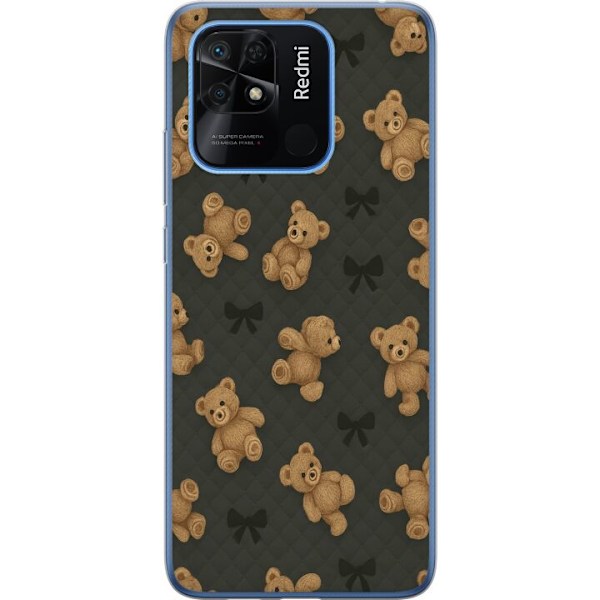 Xiaomi Redmi 10C Läpinäkyvä kuori Teddy Halauksia