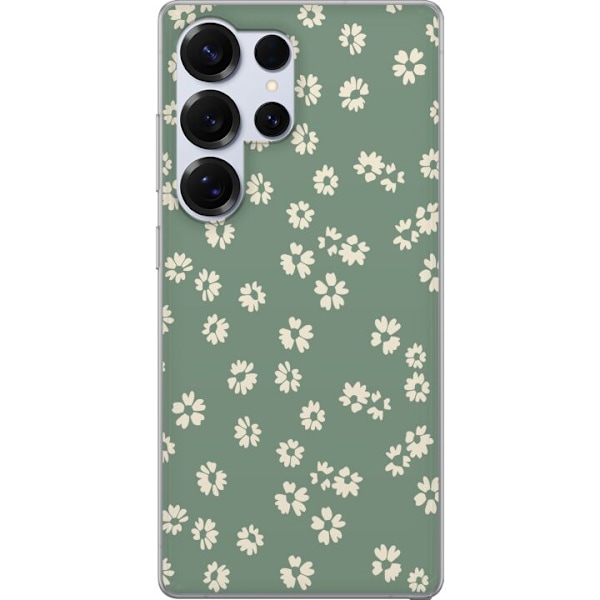 Samsung Galaxy S25 Ultra Genomskinligt Skal Blomsterdröm – färgglatt blommönster