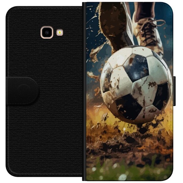 Samsung Galaxy J4+ Lommeboketui Fotball