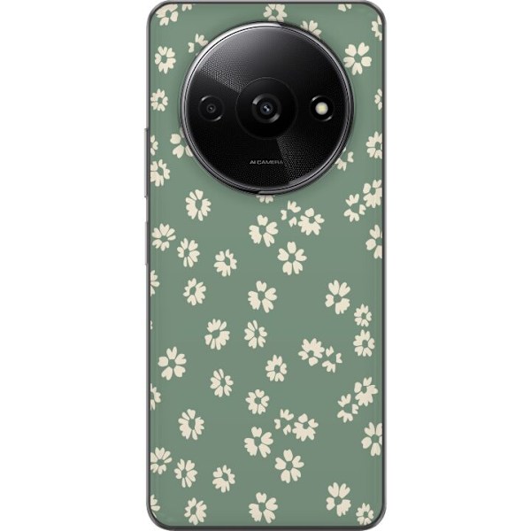 Xiaomi Redmi A3 Genomskinligt Skal Blomsterdröm – färgglatt blommönster