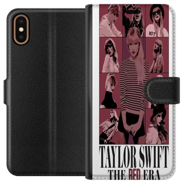 Apple iPhone XS Plånboksfodral Taylor Swift Red