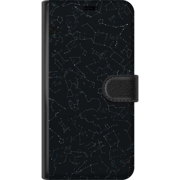 Kompatibel Tegnebogsetui til Apple iPhone 13 mini Stjerneklar himmel