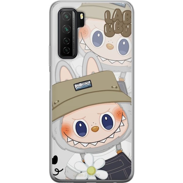 Huawei P40 lite 5G Läpinäkyvä kuori Labubu Minimal Mood - Y