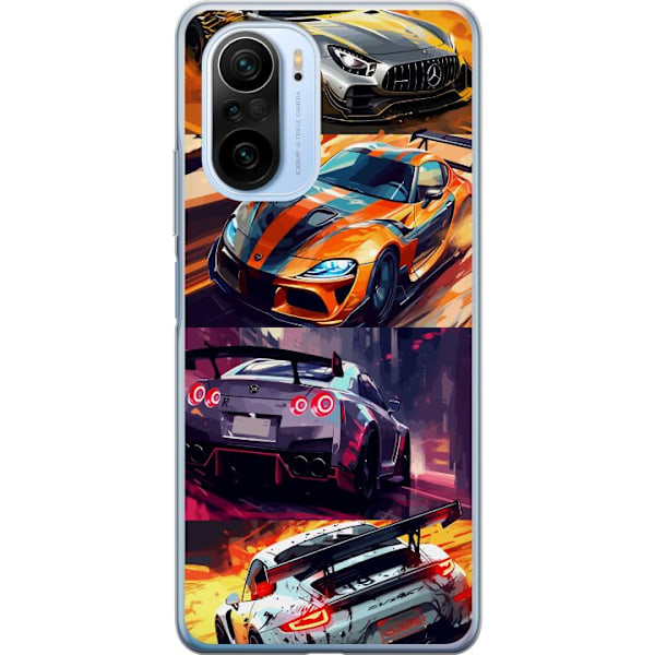 Xiaomi Mi 11i Gennemsigtig cover Rallyfeber - fartfyldt motiv