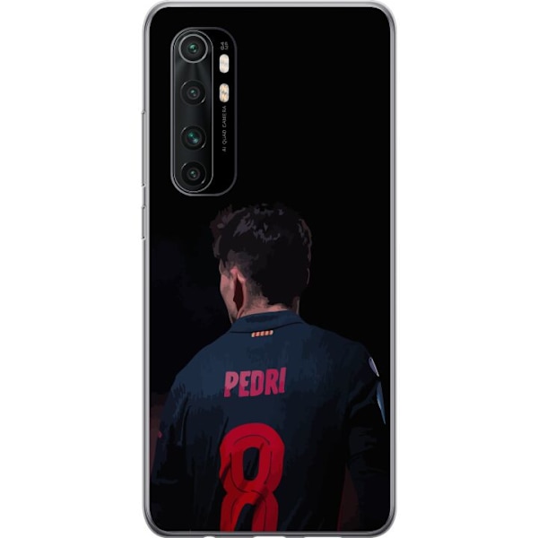 Xiaomi Mi Note 10 Lite Läpinäkyvä kuori Pedri FC Barcelona Jalkapallo Espanjalainen Keskikenttäpelaaja Maali Urheilumotivaatio Fanit Lapset Nuoret