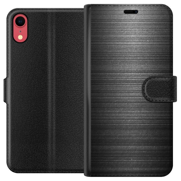 Apple iPhone XR Lompakkokotelo Höyrypuhallettu Metalli