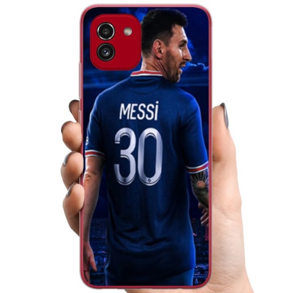 Samsung Galaxy A03 TPU Matkapuhelimen kuori Lionel Messi