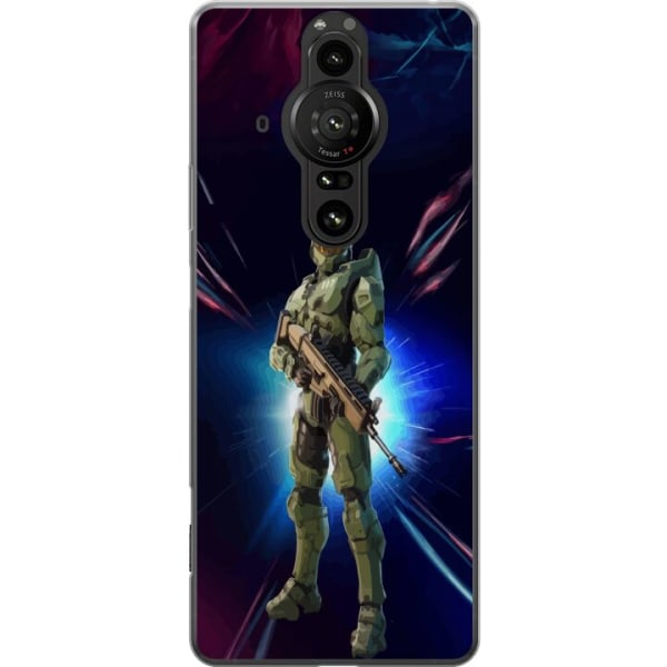 Sony Xperia Pro-I Gennemsigtig cover Fortnite - Master Chief