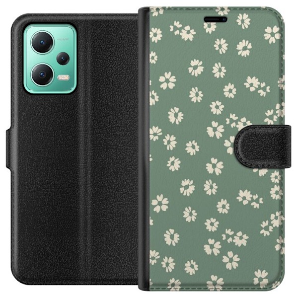 Xiaomi Redmi Note 12 Plånboksfodral Blomsterdröm – färgglatt blommönster
