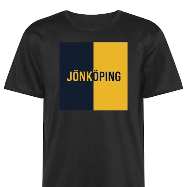 Trænings T-shirt | Sport T-shirt til Voksen Jönköping – Hockey sort 5X-Large