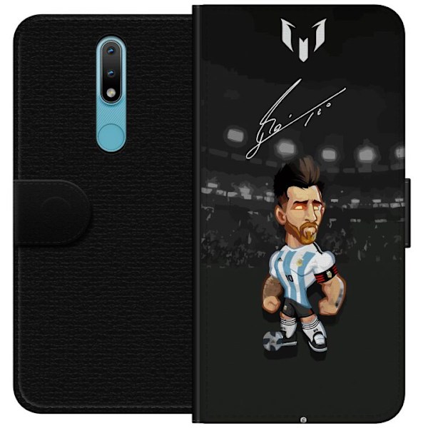 Nokia 2.4 Tegnebogsetui Messi