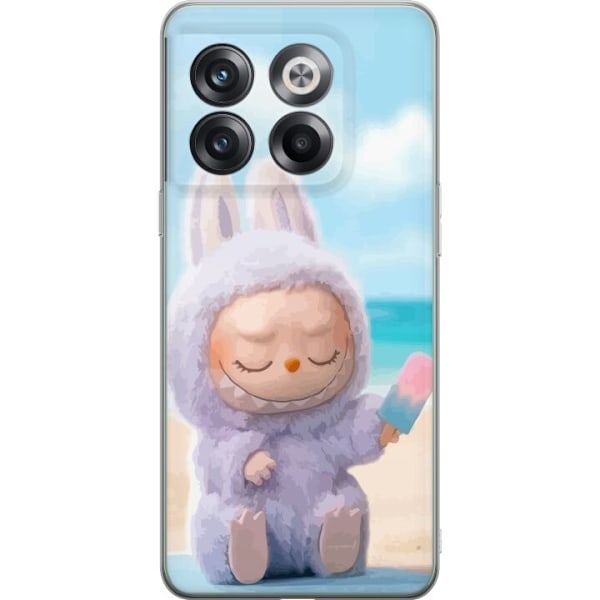 OnePlus 10T Gennemsigtig cover Labubu Lyserød Stemning