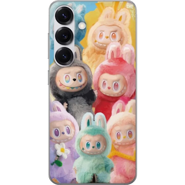 Samsung Galaxy S25 Genomskinligt Skal Labubu Sketch Style –