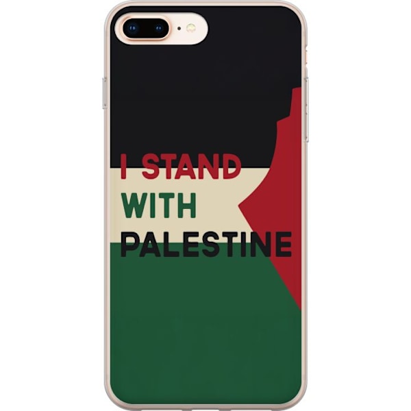 Apple iPhone 7 Plus Läpinäkyvä kuori Pysähdy Palestiinan p