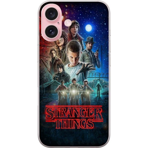 Apple iPhone 16 Gjennomsiktig deksel Stranger Things