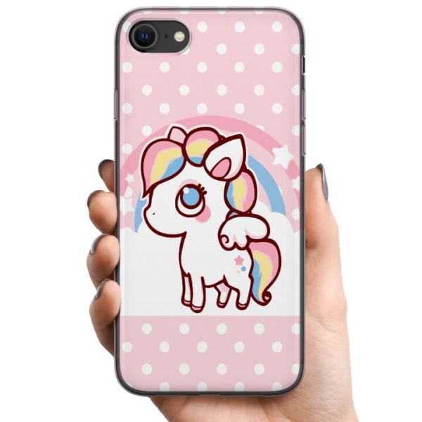 Apple iPhone 7 TPU Mobilcover Unicorn