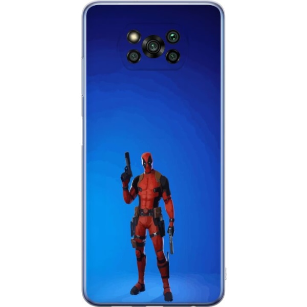 Xiaomi Poco X3 Pro Läpinäkyvä kuori Fortnite - Spider-Man