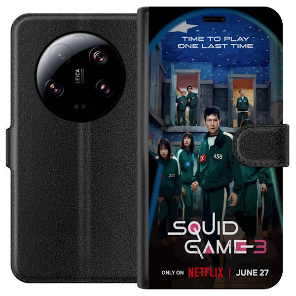Xiaomi 13 Ultra Lompakkokotelo Squid Game Kausi 3 TV-sarjan hahmot Suositut TV-sarja Motiivit Ikoni Jännitys Draama Aasialainen suunnittelu Trendi