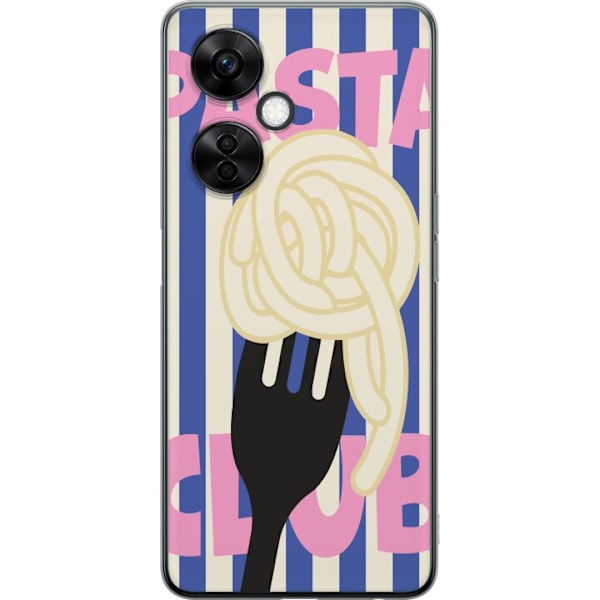 OnePlus Nord CE 3 Lite Gennemsigtig cover Pasta Twirl