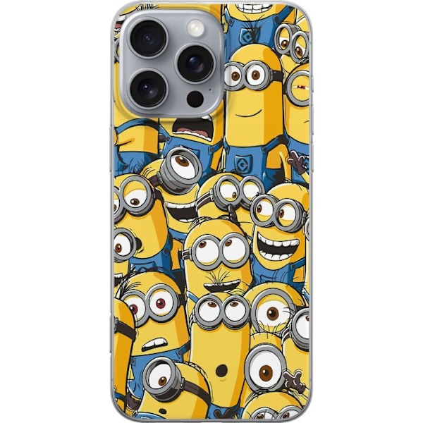 Apple iPhone 16 Pro Max Läpinäkyvä kuori Minionit