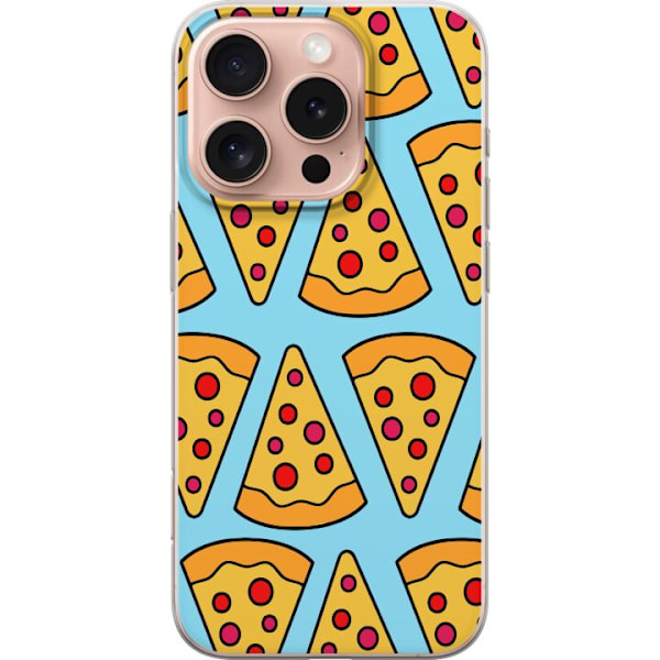 Apple iPhone 16 Pro Gennemsigtig cover Pizza Mønster