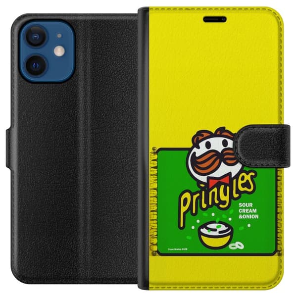 Kompatibelt Plånboksfodral till Apple iPhone 12 Pringles gul