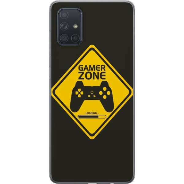 Samsung Galaxy A71 Gennemsigtig cover Gamer Zone