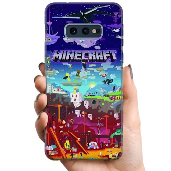 Kompatibelt Mobildeksel til Samsung Galaxy S10e MineCraft