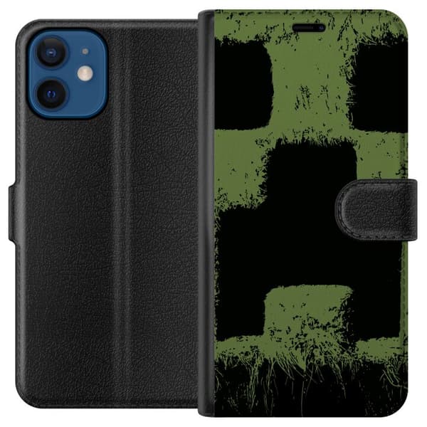 Kompatibel Tegnebogsetui til Apple iPhone 12 mini A Minecraft Movie