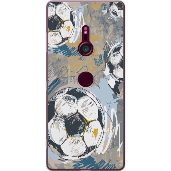 Sony Xperia XZ3 Genomskinligt Skal Fotboll