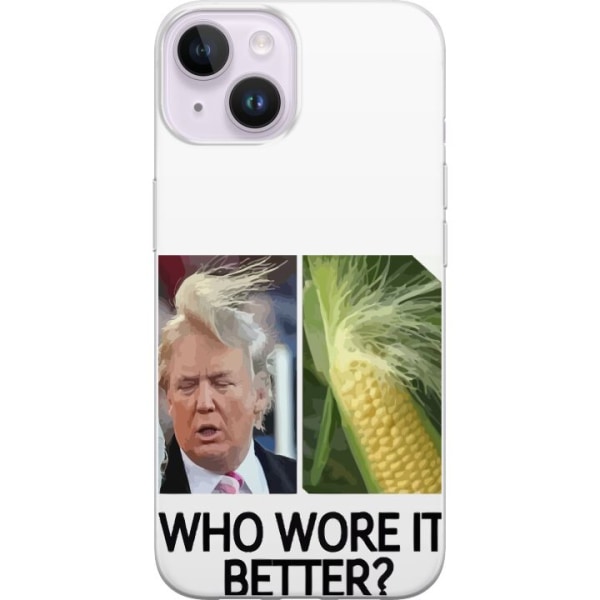 Apple iPhone 14 Plus Gennemsigtig cover Trump