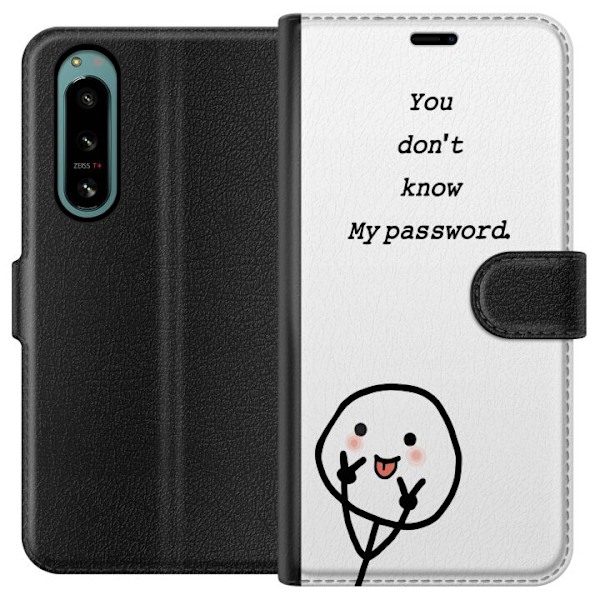 Sony Xperia 5 IV Plånboksfodral You Don’t Know My Password