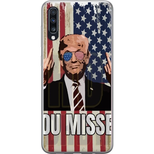 Samsung Galaxy A70 Genomskinligt Skal Trump