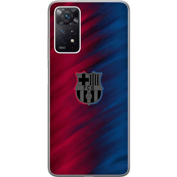 Xiaomi Redmi Note 11 Pro Genomskinligt Skal FC Barcelona