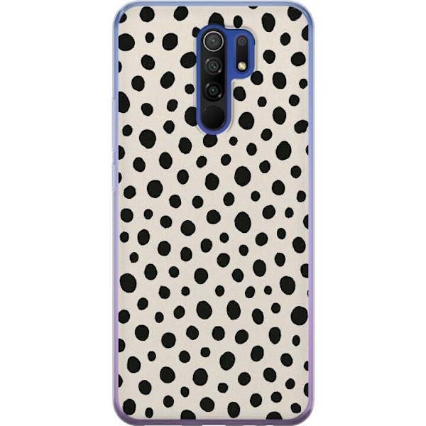 Xiaomi Redmi 9 Gjennomsiktig deksel Dot Dance