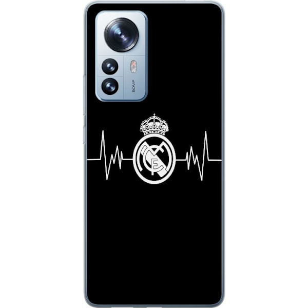 Xiaomi 12 Pro Gennemsigtig cover Real Madrid CF