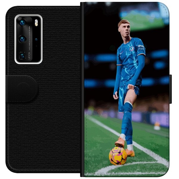 Huawei P40 Pro Tegnebogsetui Fodbold