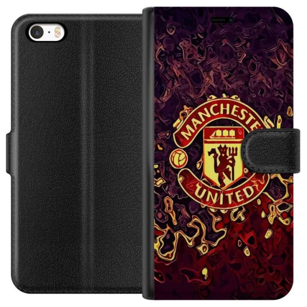 Apple iPhone 5s Plånboksfodral Manchester United