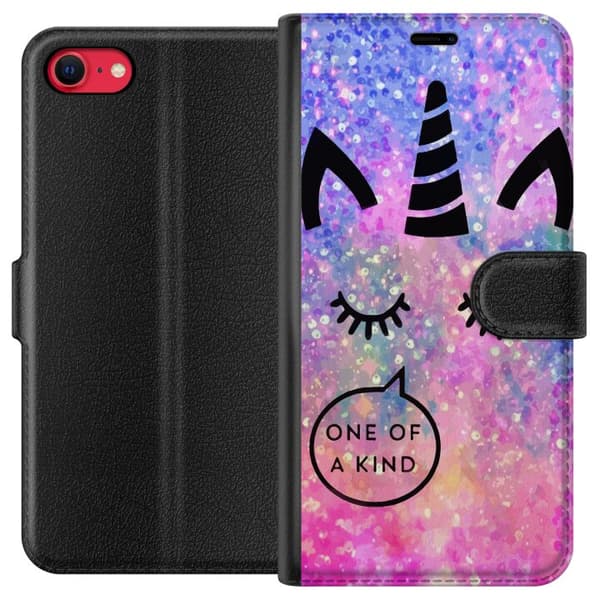 Kompatibel Tegnebogsetui til Apple iPhone SE (2020) Unicorn