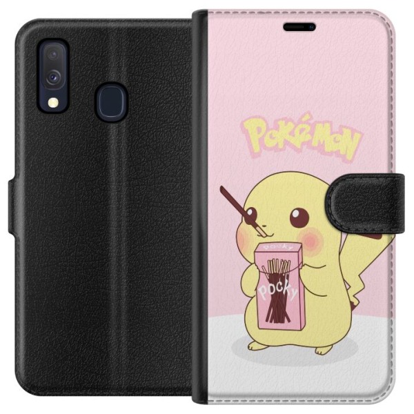 Samsung Galaxy A40 Lompakkokotelo Pokemon